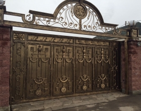 Кованые ворота в Воронеже №15