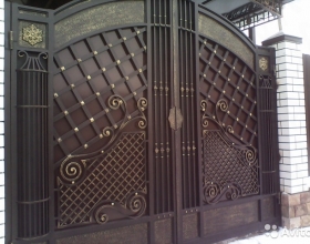 Кованые ворота в Воронеже №22