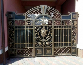Кованые ворота в Воронеже №2