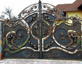 Кованые ворота в Воронеже №28